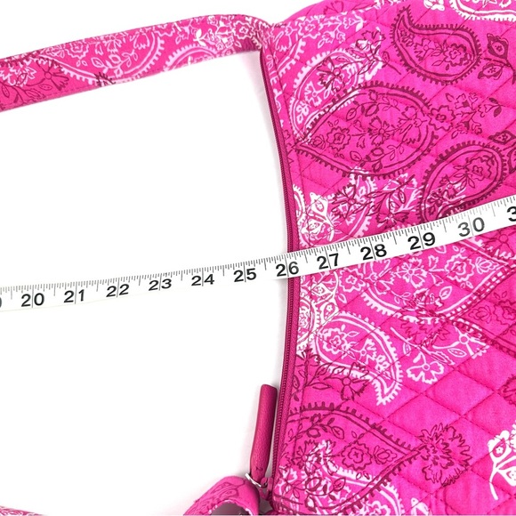 Vera Bradley Stamped Paisley Bag "On the Go" Pink Quilted Purse NWOT - Picture 11 of 11